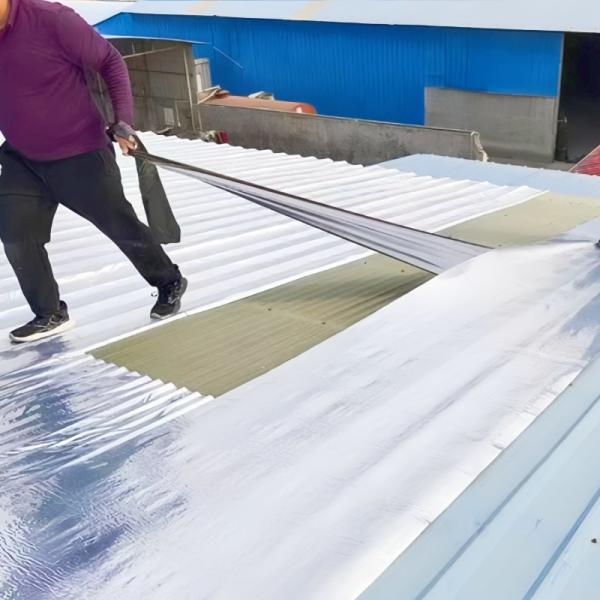 Polymer Modified Bitumen Waterproofing Membrane Customized For Steel Structures 1.5mm