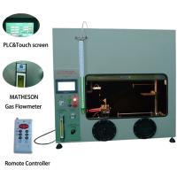 câmara horizontal vertical plástica do fogo do verificador UL94 da inflamabilidade do PLC de 50W 500W Mitsubishi