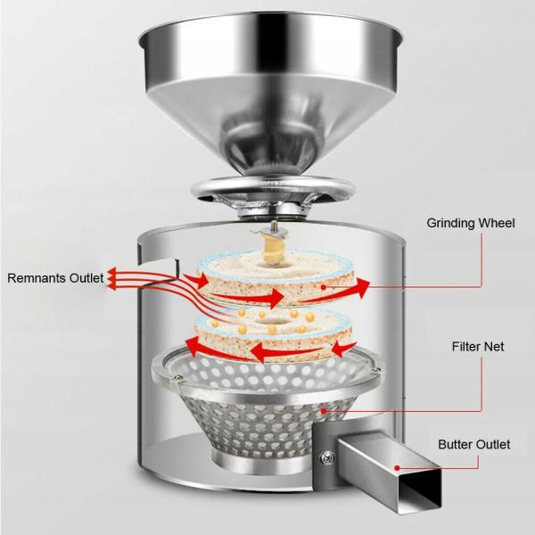 Food Machine Groundnut Almond Paste Grinding Machine Processing Peanut Butter Making Machine