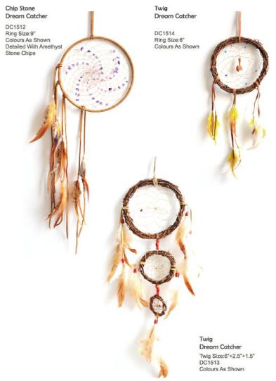 Handmade Dream Catcher Net Pure White Wall Hanging Decoration with Feather for Nice Dreams Craft Gift