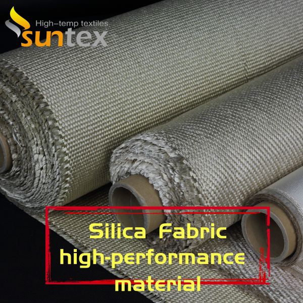 1700℃ High Purity Silica Fabric 96% SiO2 Fire Resistant Industrial Thermal Insulation Cloth Suntex Factory Supply