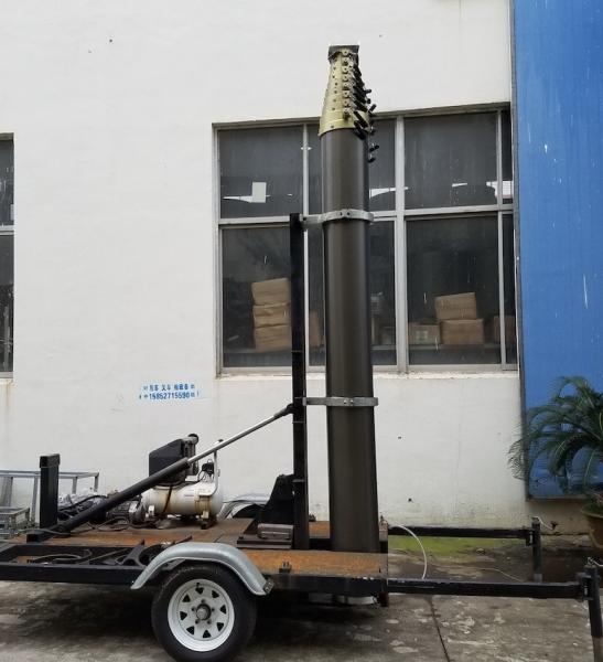 20m telescoping mast-70kg payloads-NR-3300-20000-70L-pneumatic telescoping mast-cell tower telescoping mast