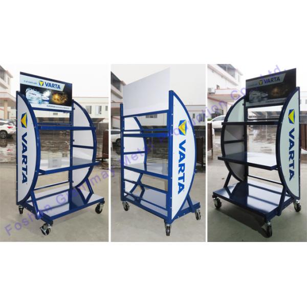 Стеллаж для выставки товаров батареи металла велосипеда полки хранения автомобиля электрический