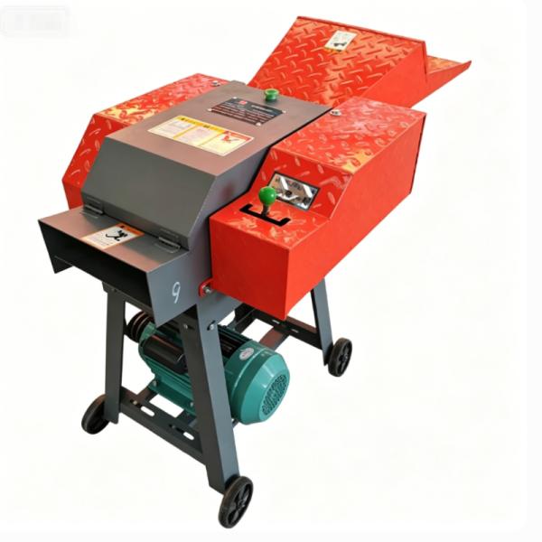 Alloy Steel Electric Chaff Cutter Machine High Efficiency Straw Cutting Machine