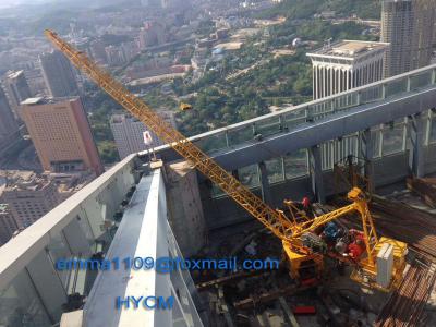 3 Tons Load 24 Meters Boom Derrick Hoist For 120m Building