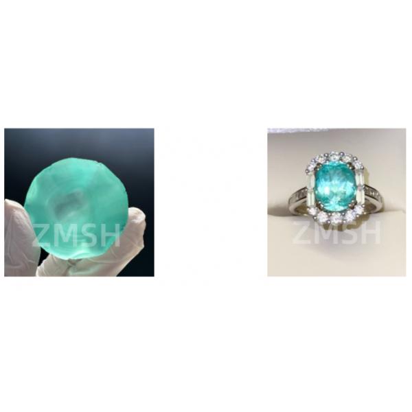 YAG Lake Blue Lab Grown Yttrium Aluminium Gemstone Garnet Cut Gems For Decoration Earring Necklace