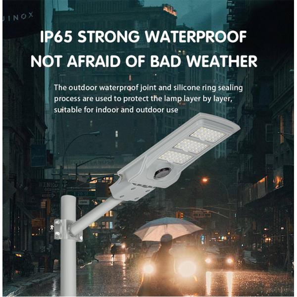 SMD 2835 Интегрированная светодиодная уличная лампа All In One IP65 Наружная 50w 100w 150w 200w 300w 2000 Вт Солнечная уличная лампа