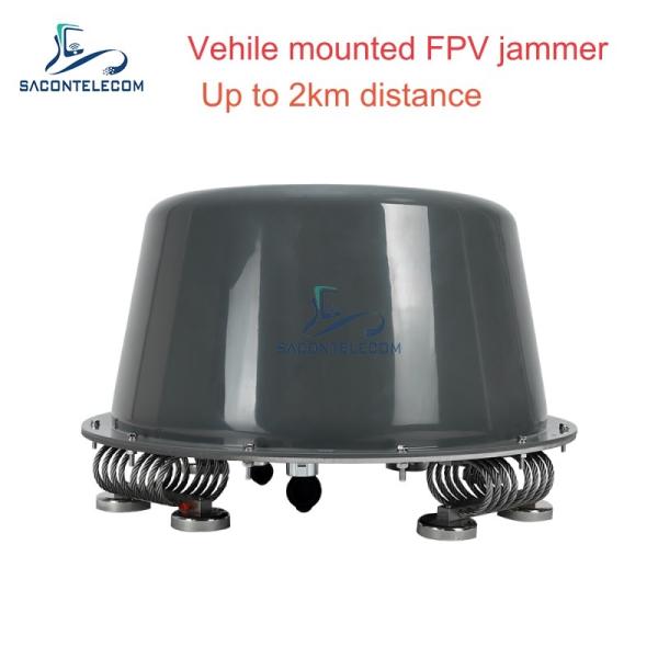 400-6Ghz 400 Watts Omni 360° Vehicle Mounted Drone Signal Jammer UAV Jammer