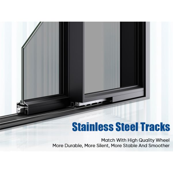 Customized Narrow Aluminum Frame French Glass Door Cloakroom Kitchen Indoor Aluminum Casement Doors