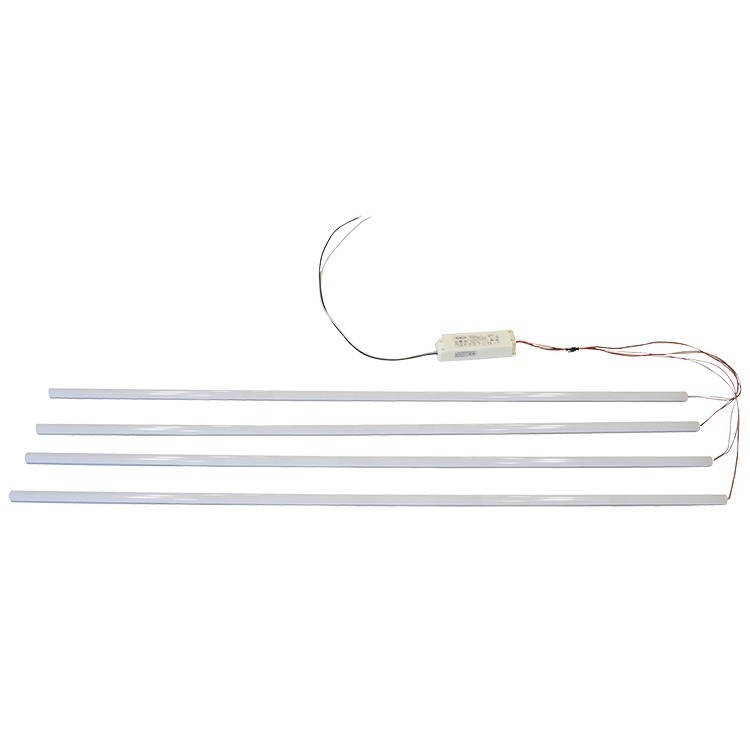 8FT LED Magnetic Linear retrofit Kit with 3CCT and Color Temperature Tunable Options