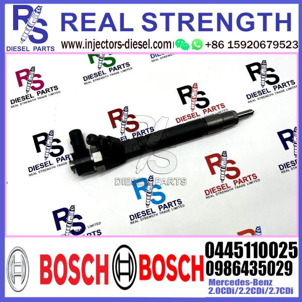 Injetor comum 0445110025 A611070068780 A611070068738 do trilho do combustível diesel para o motor de Mercedes-Benz 2.0CDi/2.2CDi/2.7CDi