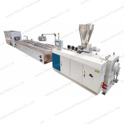 WPC Wood PVC Frame Production Line Flooring Window Door Profile Extruding Machine