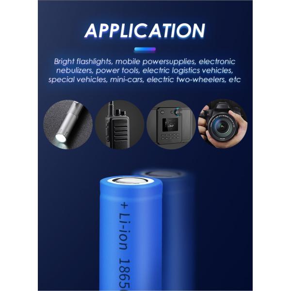 2500mAh Lifepo4 Battery Cell 25R Rechargeable 3.7V Cylindrical 18650