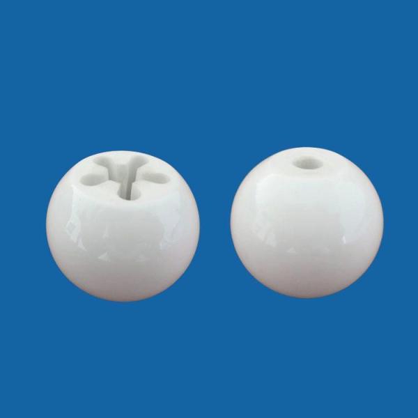 Thermal Insulation Zirconia Ceramic Parts , Zro2 Ceramic Fixture Anti Aging 3Y - TZP