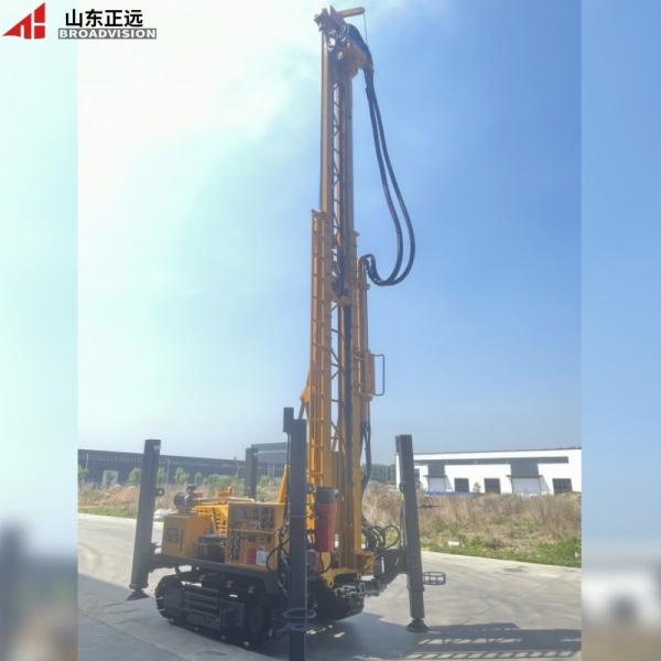 SL330S Crawler Water Well Drilling Rig 330m Depth Hydraulic System