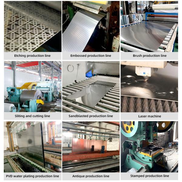 2B BA No.4 Окончание 2WL Текстура Декоративный металлический лист 304 316 Рельефный листок из нержавеющей стали