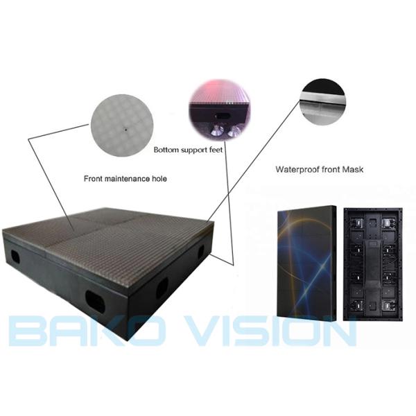 Indoor Rental Dance Floor LED Display P6.25 Interative High Brightness Radar System
