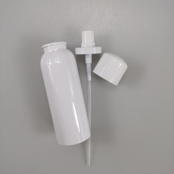 PET Collar 100ml 120ml 150ml 180ml 200ml White Sunscreen Spray Bottle for Toner