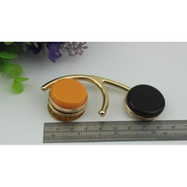 Purse hardware metal multi-colorful decorative gold metal clip lock with nickel free