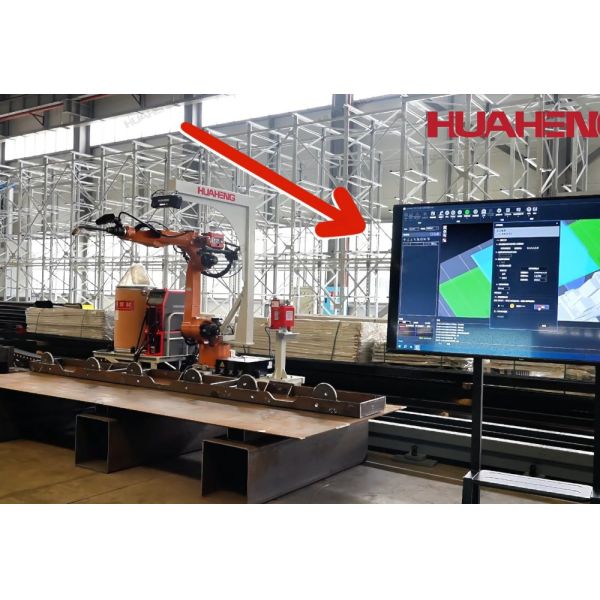 Compact Workshop Robotic Welding Machine Space Saving  Cnc Welding Robot