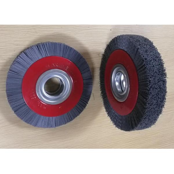 Long Service Life 6 inch Abrasive bristle Industrial Nylon Wheel Brush for deburring