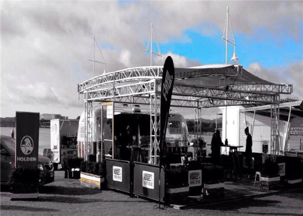 520x1000mm Aluminum Box Truss Outdoor Events Trussing In Bolt Type