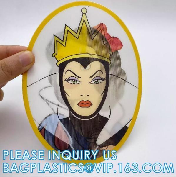 Anime Cartoon Custom 3D Lenticular Sticker Holographic lable rolls Demon Slayer Lenticular 3d Anime bottlelabel