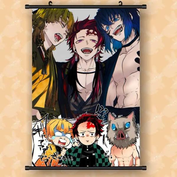 Custom Canvas Manga Wall Art Banner Cartoon Hanging Chainsaw Man Flag