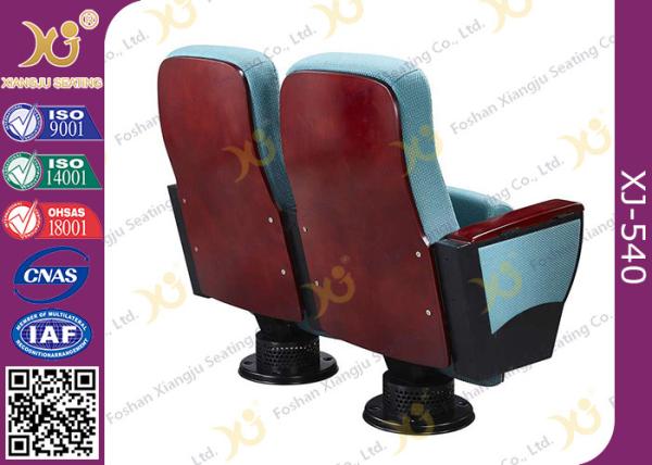 Modern Folding Single Leg Auditorium Theater Seating For Church Hall 5 Years Warranty