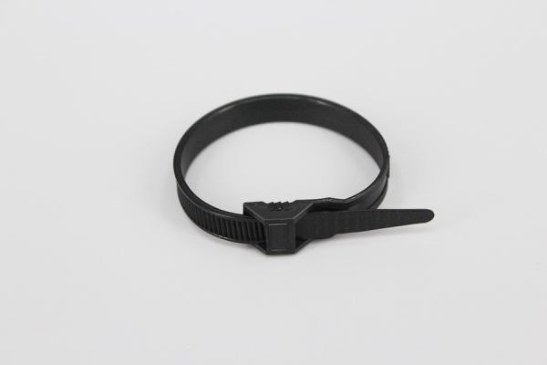 DM-9*180mm Black Nylon Material strong single loop lock zip ties