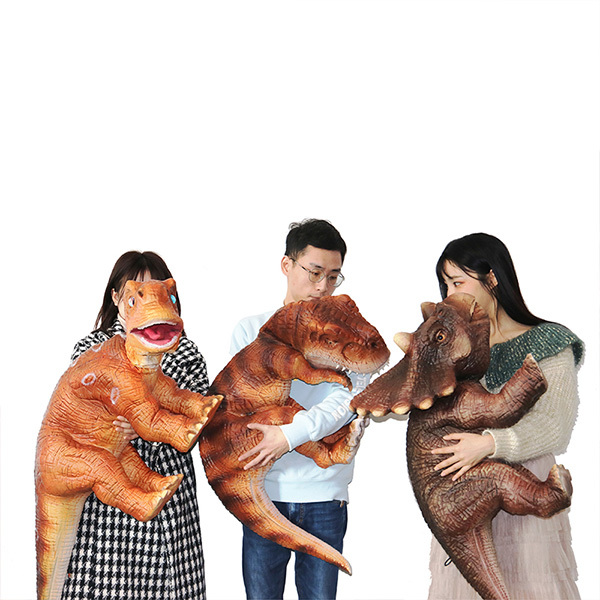 Interactive Animatronic Dinosaur Realistic Baby T Rex Full Body Puppet Light Weight