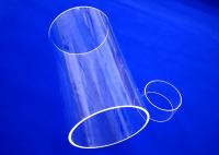 Tube capillaire en verre résistant chimique, tube de verre de quartz de forme adapté aux besoins du client anti par acide de tubes à essai de fond plat