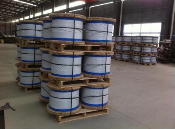 Waterproof ASTM A 475 EHS Galvanized Guy Wire F10 7×3.05mm With Excellent Elasticity