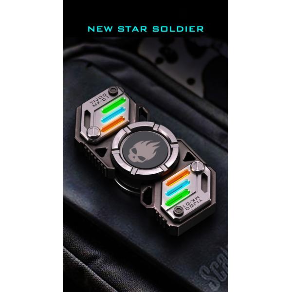 Hand Spinner EDC ADHD Focus Anxiety Relief High Speed 2-5 Min Spins for Killing Time