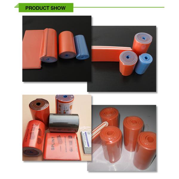 High quality orange high polymer foam first aid roll splint China manufacturer