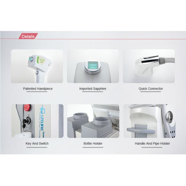 Quick Response 808nm Diode Laser Hair Removal Machine Denial Of Visual Fatigue