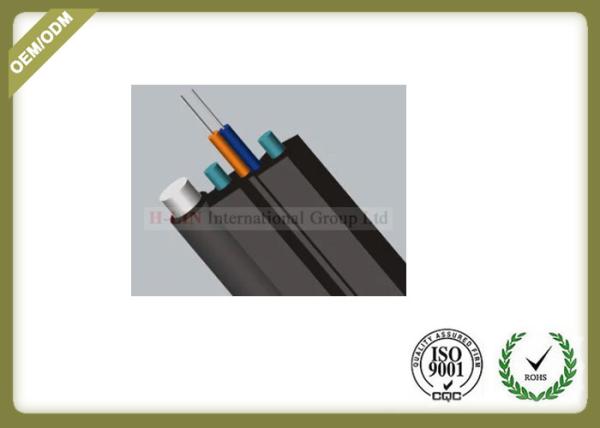 Outdoor Fiber Optic Cable FTTH Drop Cable 5.0*2.0mm G657A FRP strength member LSZH jacket
