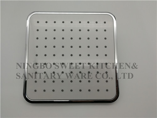 ABS material shower head hand shower square top shower spray shower set single flows bathroom accessories