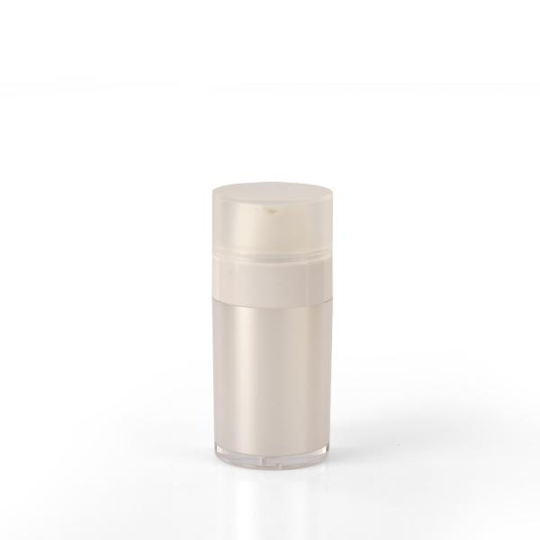 Skin Care Round Plastic Lid 30ml Airless Cosmetic Bottles