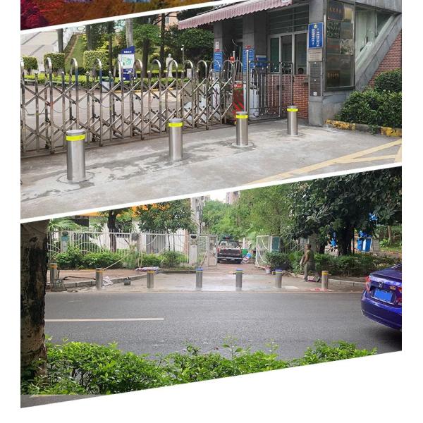 SS304 300W Hydraulic Road Blocker Anti Terrorist Retractable