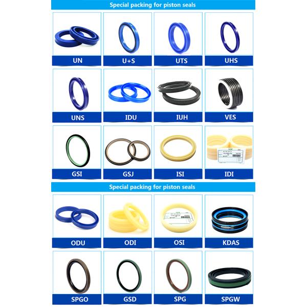 Taiwan Manufacturer Hydraulic Cylinder Press Packing Seal Piston Rod U Cup PU Material UN V Packing Hydraulic Seal