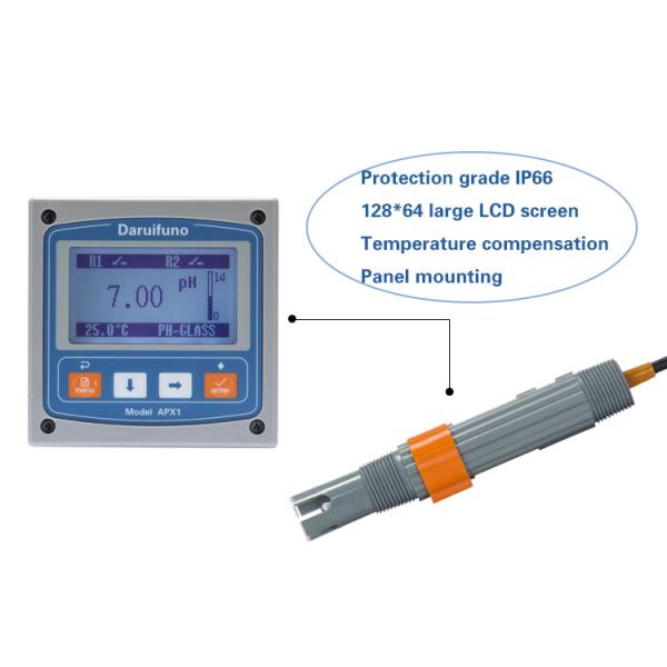 14pH Accurate PH Meter PH ORP Analyzer Industrial Process Water Treatment