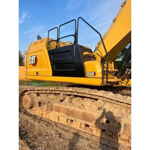Excavatrice à rouleaux utilisée Cat 349D marque Caterpillar