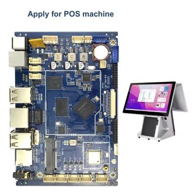 JLD-P02 Android Embedded System Board RK3568 Quad-core 64-bit Cortex-A55 Processor  Pos Motherboard