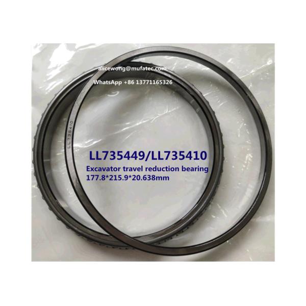 LL735449/LL735410 LL735449/10 экскаватор сокращение путешествия подшипника тонкой стены конический ролик подшипник 177.8*215.9*20.638 мм