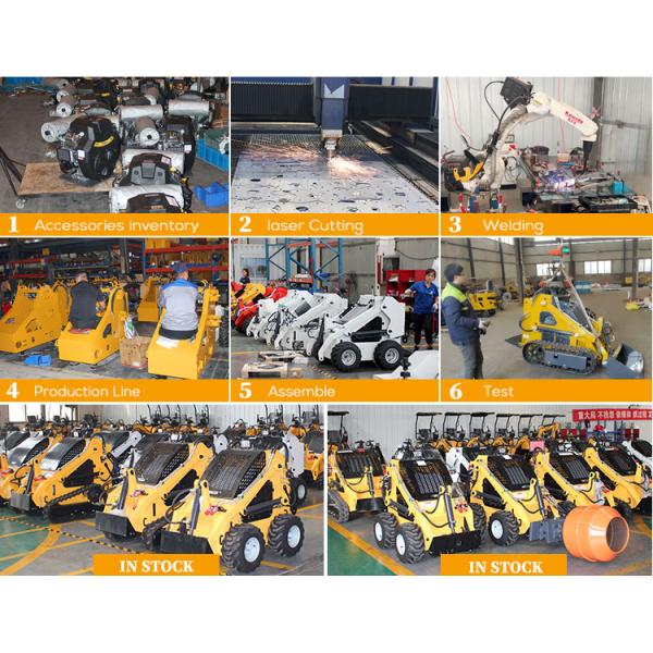 Hot Selling Mini Sliding Loader CE Approved Electric Tracked Skid Steer Loader With Attachments