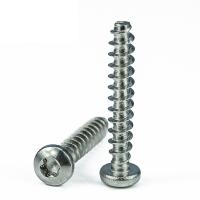 1mm-500mm Length Stainless Steel Passivation Torx Drive Thread Forming PT Screw for Plastics