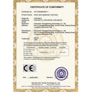 Shenzhen Changdaneng Technology Co., Ltd. Certifications