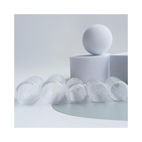 Слои Опциональные слои 5 мл 10 мл пластиковые кремовые банки в индивидуальных цветах и слоях для PS