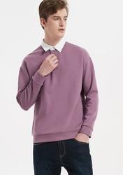 As camisetas 100% unisex da luva do algodão do OEM por muito tempo gerenciem frouxamente para baixo o Hoodie do colar